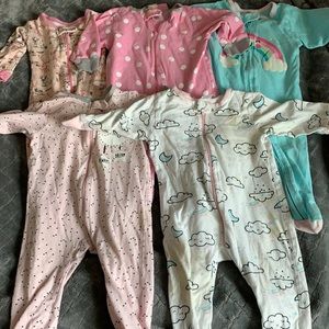 Set of 6-9 month onesies.